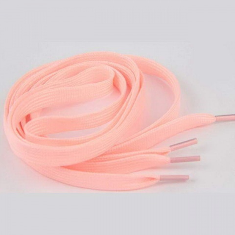 Шнурки светящиеся плоские 9мм*100см розовый