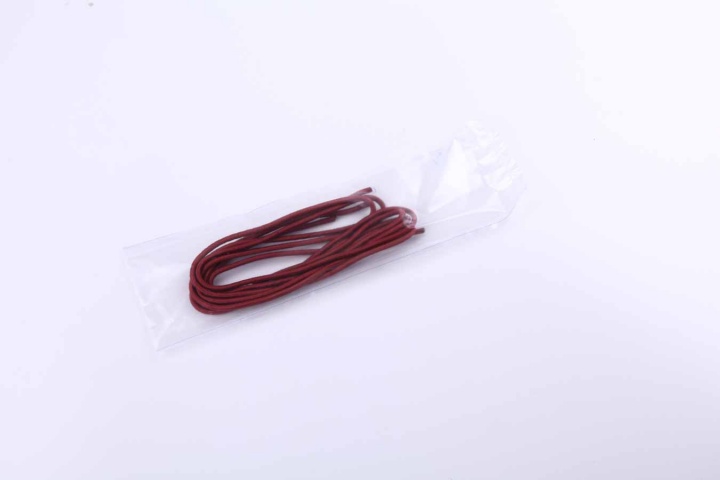 Шнурки эластичные бордовые (3мм) 100 см