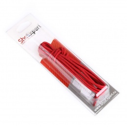 Шнурки эластичные средние ShoExpert (3мм) 120 см Красные. БЛИСТЕР SE4120-45