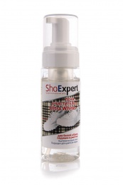 Пена - очиститель ShoExpert (спрей) для белой обуви, подошв и рантов Ultra White