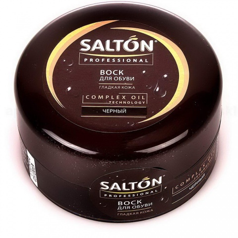 Воск д/гладкой кожи SALTON professional чёрный 70 мл.