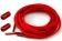 Шнурки эластичные с фиксатором плоские (7мм) 100 см красные