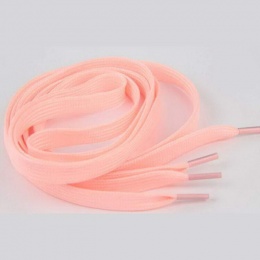 Шнурки светящиеся плоские 9мм*100см розовый