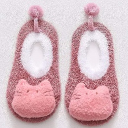 Носки детские нескользящие кот